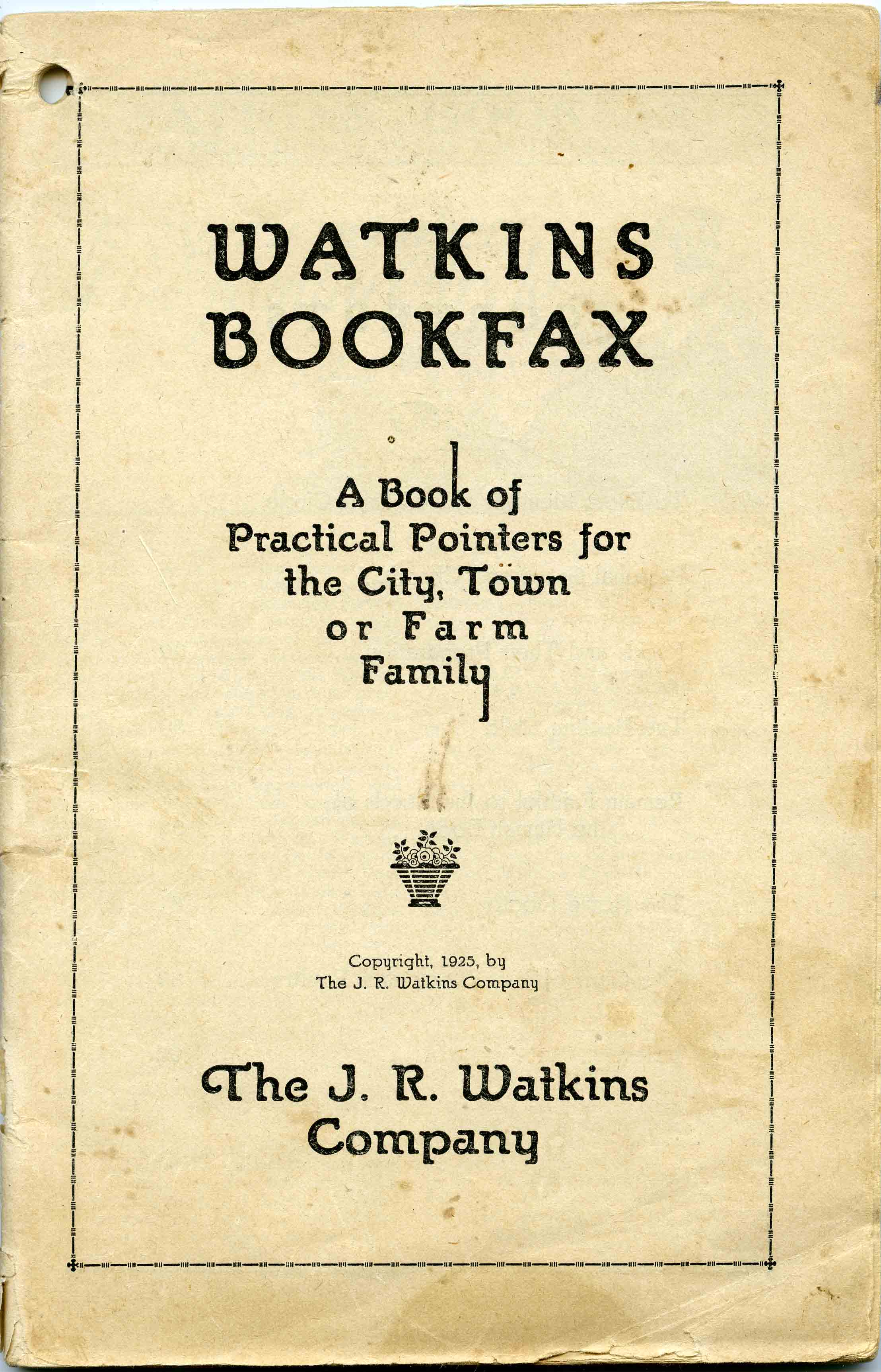 Watkins Bookfax